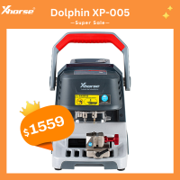 V2.2.2 Xhorse Dolphin XP-005 XP005 Key Cutting Machine XP0501EN Support Sided/Track/Tibbe Keys